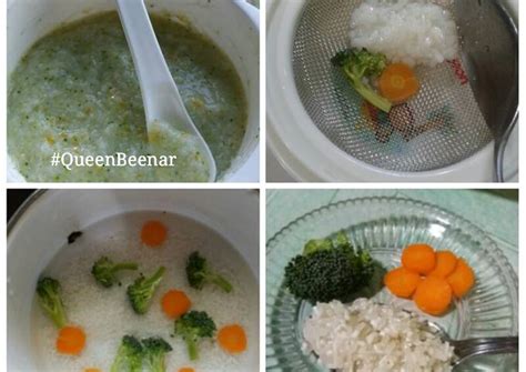 Resep Bubur Tim Brokoli Dan Wortel MPASI 7m Oleh Maria Kristiana YT