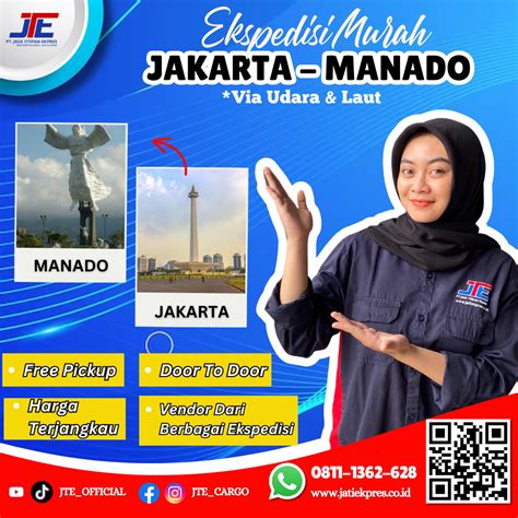 Ekspedisi Jakarta Manado Door To Door Gak Ribet JTE Cargo