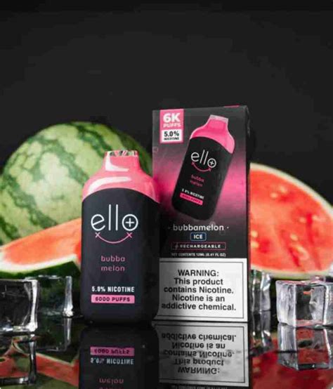 Blvk Ello Fruit Ice Puffs Disposable Vip Vape Store