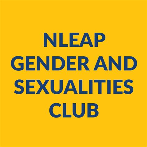 Nleap Gender And Sexualities Club Noble Schools