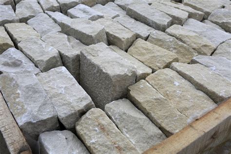 Fossil Mint Sandstone Cobbles Paving Mick George