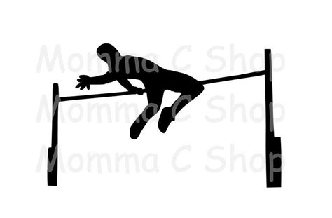 Pole Vault Svg And Jpeg Male Boy Instant Digital Download File Cuttable