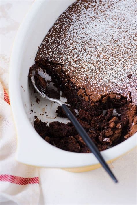 Chocolate Brownie Pudding Lemon Blossoms