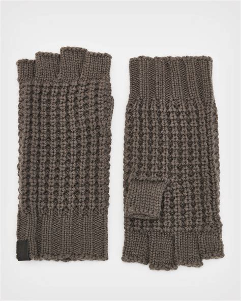 Nevada Fingerless Gloves Meadow Brown Allsaints Us