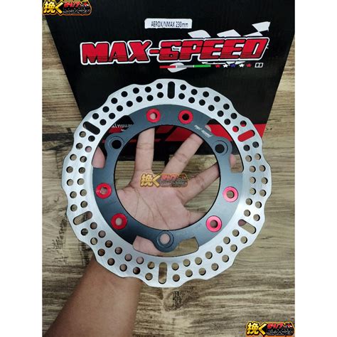 Max Speed Lighten Disc 230mm 3 Holes 3 5mm Nmax V1 V2 Aerox V1 V2