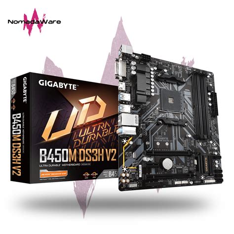 MOTHERBOARD GIGABYTE B450M DS3H V2 NomadaWare