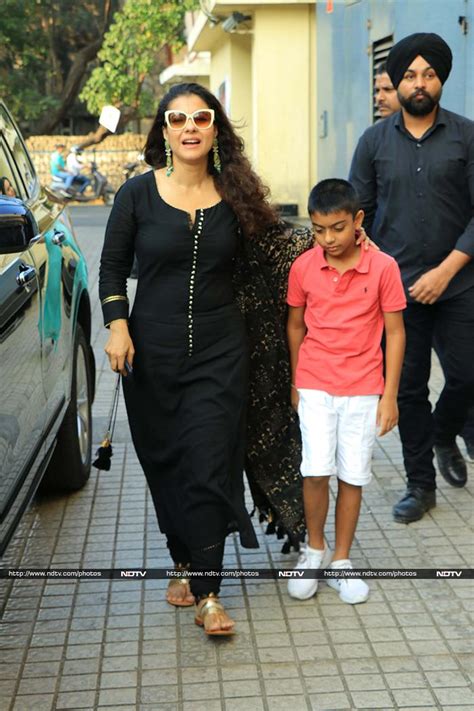 Ajay Devgn, Kajol Host Tanhaji: The Unsung Warrior Screening, Take Along Nysa And Yug