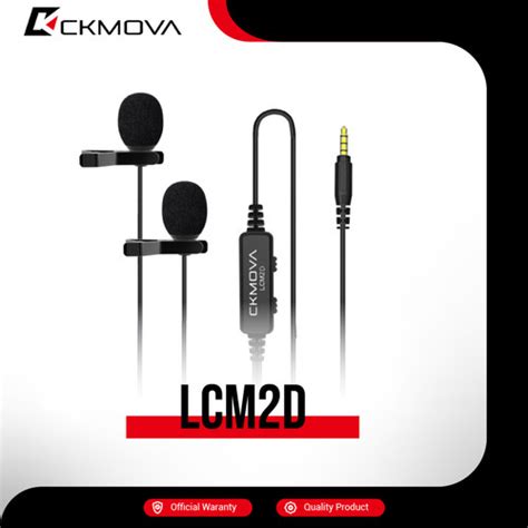 Promo Ckmova Model Lcm D Dual Head Lavalier Omnidirectional Microphone