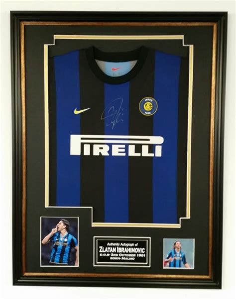 Ibrahimovic Signed Inter Milan Football Shirt Framed Experience Epic