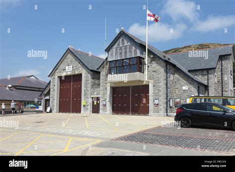 Rnli Lifeboat Station Barmouth Stock Photo Alamy