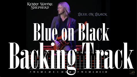 Kenny Wayne Shepherd Style Backing Track Blue On Black D Minor