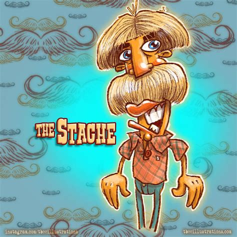 stache  tbeeillustrations  deviantart