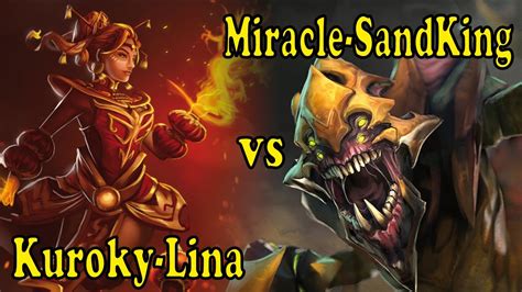 Liquid Kuroky Lina Vs Liquid Miracle Sandking Youtube