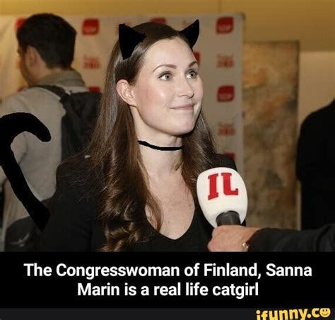 CM The Congresswoman of Finland, Sanna Marin is a real life catgirl ...
