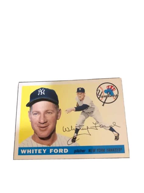 WHITEY FORD TOPPS 60YOTLC 6 New York Yankees 2011 The Lost Card 1955