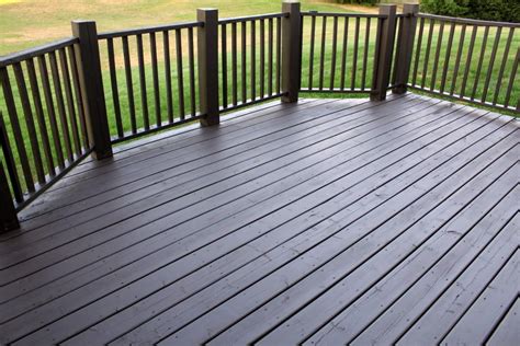 staining a deck...flood one coat waterproofing. Love the color of this stain! Deck Stain Colors ...