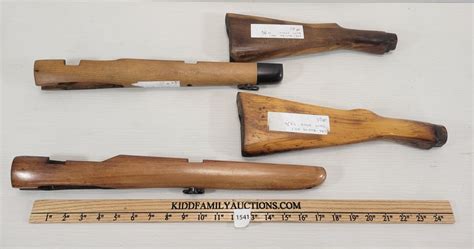 Lot Of 4 Lee Enfield Butt Stocks And Forends
