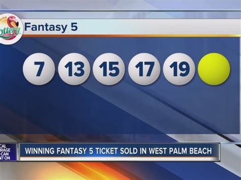 Winning Fantasy 5 tickets sold in South Florida - wptv.com