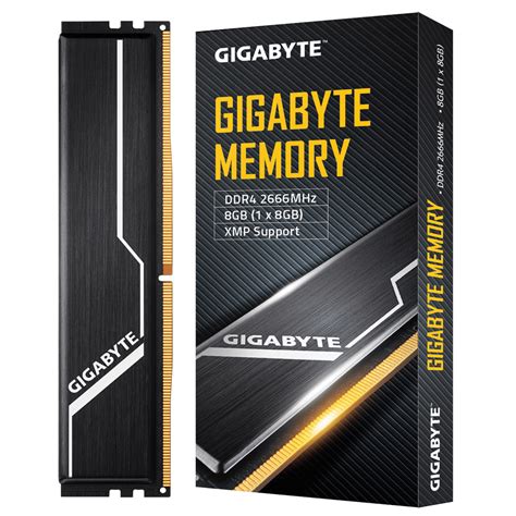 GIGABYTE Memory 8GB (1x8GB) 2666MT/s Key Features | Memory - GIGABYTE India