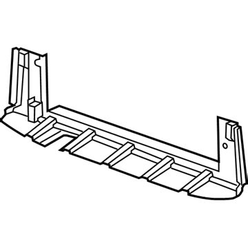 genuine gm deflector assembly radiator air