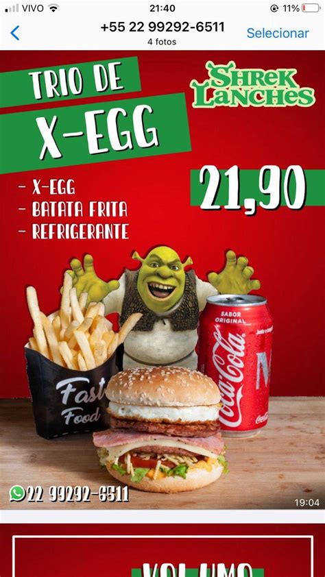 Menu Em Parada Shrek Lanches E Pizzaria Https Bit Ly Parada