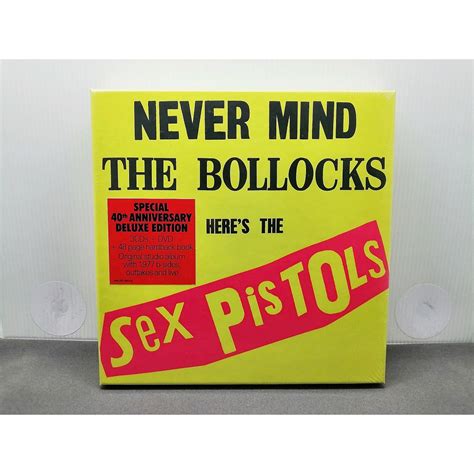 แผน CD ซดเพลง SEX PISTOLS อลบม NEVER MIND THE BOLLOCKS HERE S Rare มอ CD BOX เพลงสากล