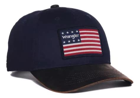 Gorra Cachucha Ajustable Original Usa Wrangler Azul Outdoor Meses Sin