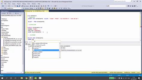 Insertar Actualizar Y Eliminar Registros En Sql Server Sqlserver