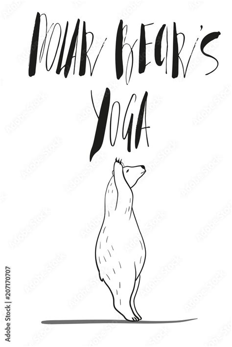 Funny Yoga With Polar Bear Fitness White Bears Yoga Poses Surya
