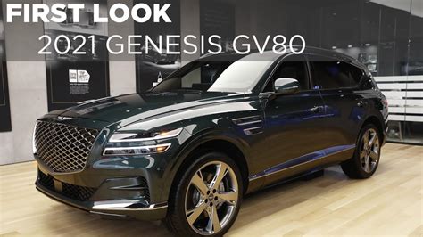 2021 Genesis GV80 First Look Driving Ca YouTube