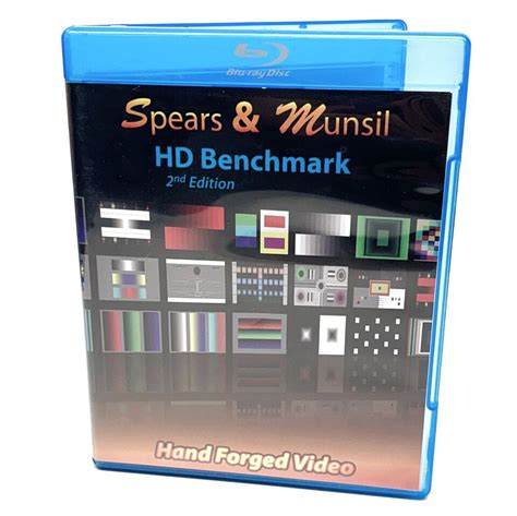 Spears Munsil HD Benchmark 2nd Edition Blu Ray 3D Bonus DVD W