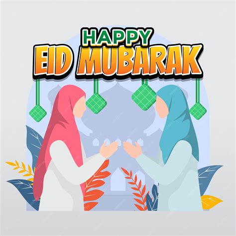 Premium Vector Halal Bihalal Illustration