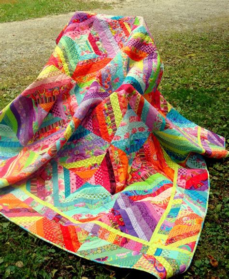 Double Quilt In Kaffe Fassett Fabrics By Uniquelynancy On Etsy