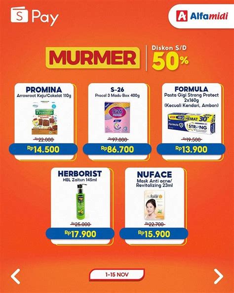 Promo Alfamart Hari Ini Belanja Minuman Mulai Rp1 000 Pakai Shopeepay