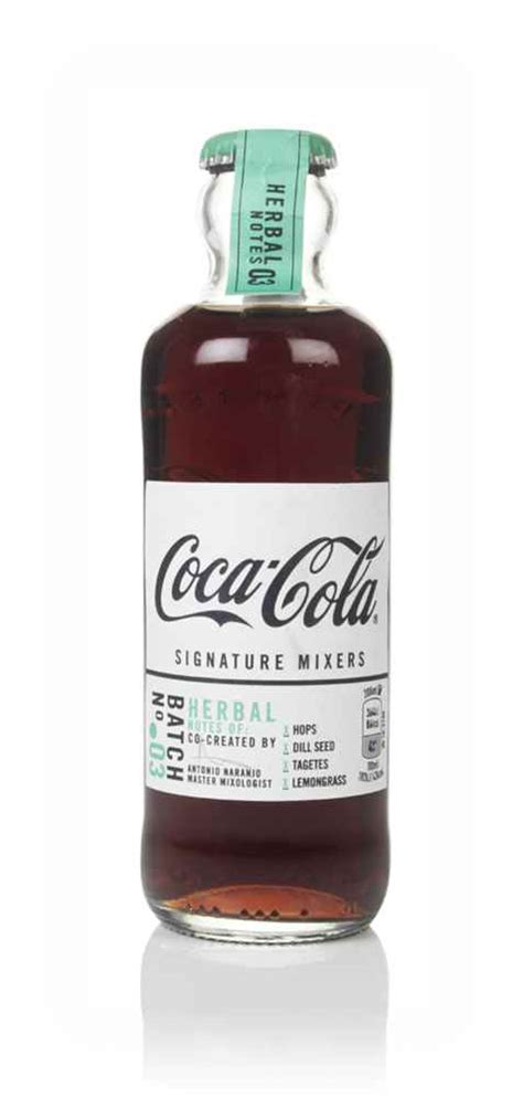 Coca Cola Signature Mixers Herbal Notes Dorothy