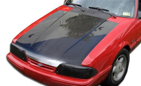 Carbon Fiber Fibre Hood Bodykit for 1988 Ford Mustang ALL - 1987-1993 ...