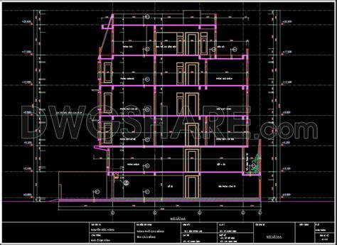 The Cad Drawings Of The Floor Plan Elevation And Cross Sections