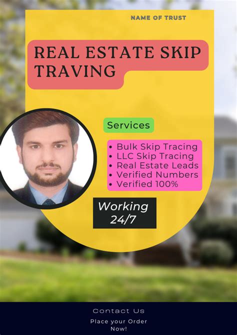 Do Skip Tracing For Real Estate And Llc Skip Tracing In Bulk By