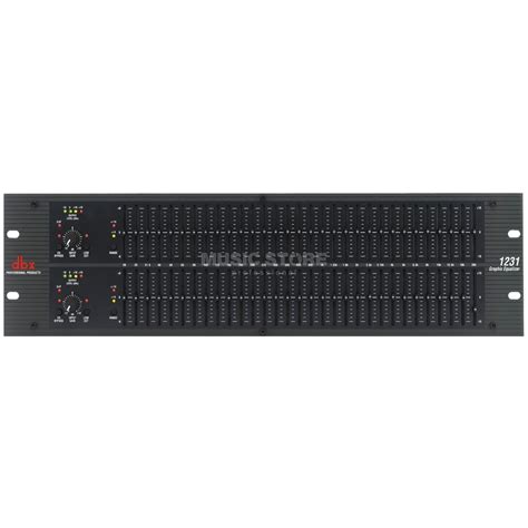 DBX 1231 Equalizer 2x 31 Band EQ, graphic | MUSIC STORE professional