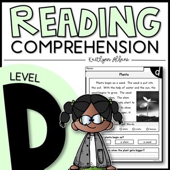 LEVEL D Reading Comprehension Passages By Kaitlynn Albani TPT