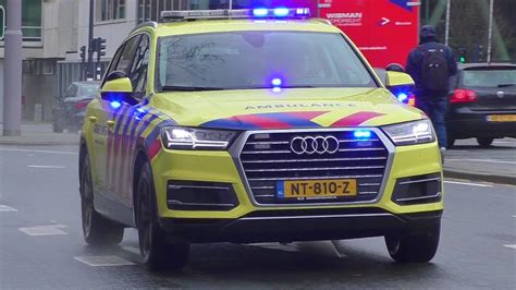 AUDI Q7 MMT Voertuig Politie Eenheden Ambulances Met Spoed