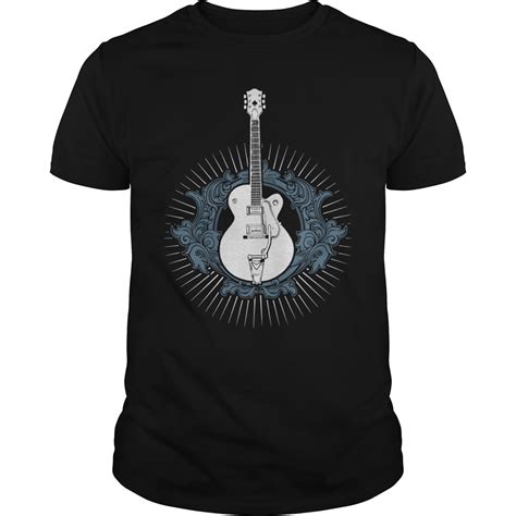 Guitar Print Shirt Just Play My Guitar Premium Fitted Guys Tee