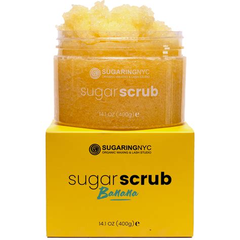 Sugaring NYC Banana Sugar Body Scrub. Free Shipping.