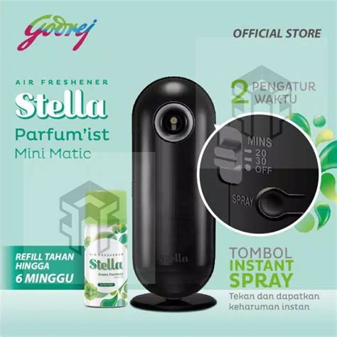 Jual Stella Mini Matic Box Set Alat Refil Ml Baterai Green Fantasi