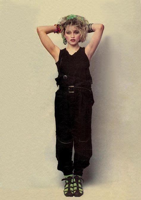 Madonna 1983 The Borderline Single Cover Session By Helmut Werb