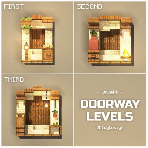 Klaydesign Minecraft Builder On Instagram Doorway Levels Desert