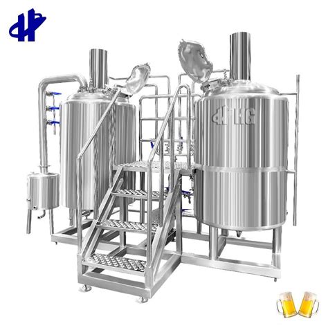 500L To 1000L Beer Brewing Equipment Boiling Tank Mash Tun Whirlpool