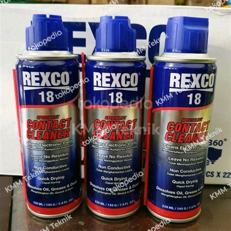 Jual REXCO 18 220ML PEMBERSIH KOMPONEN ELEKTRIK SPECIALIST CONTACT