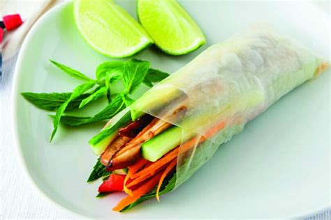 Rice Paper Roll Recipe Vietnamese Rice Paper Roll Recipe Healthy Mum