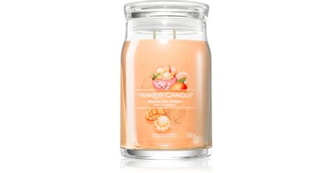 Yankee Candle Mango Ice Cream Candela Profumata Signature Notino It